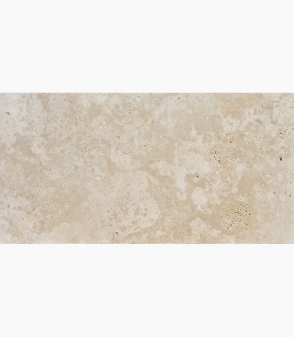 12x24 Ivory Premium Tumbled Travertine