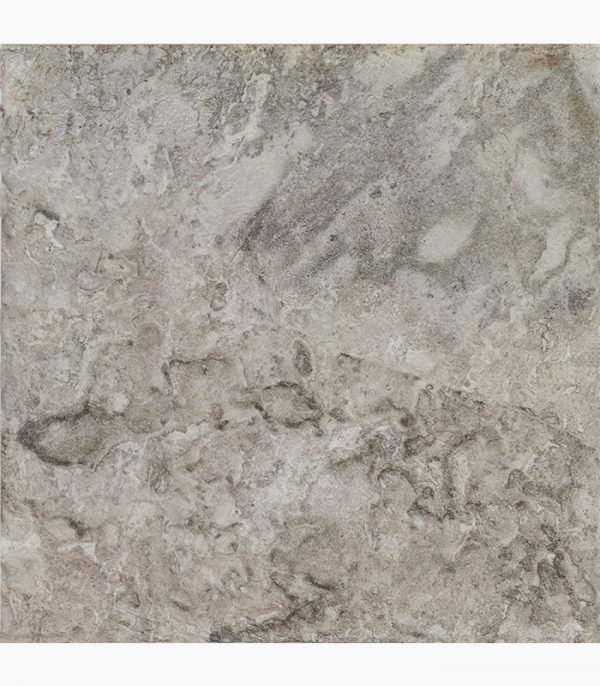 16x16 Talya Gray Premium Select Leathered Brushed Marble Paver