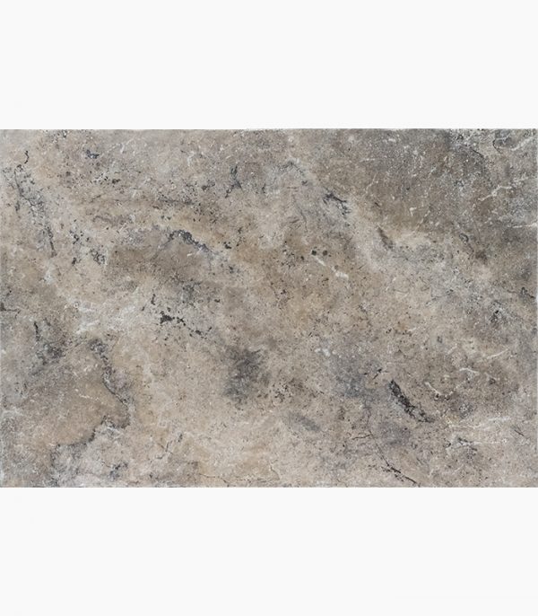 16x24x2 Silver Premium Tumbled Travertine Thick Paver