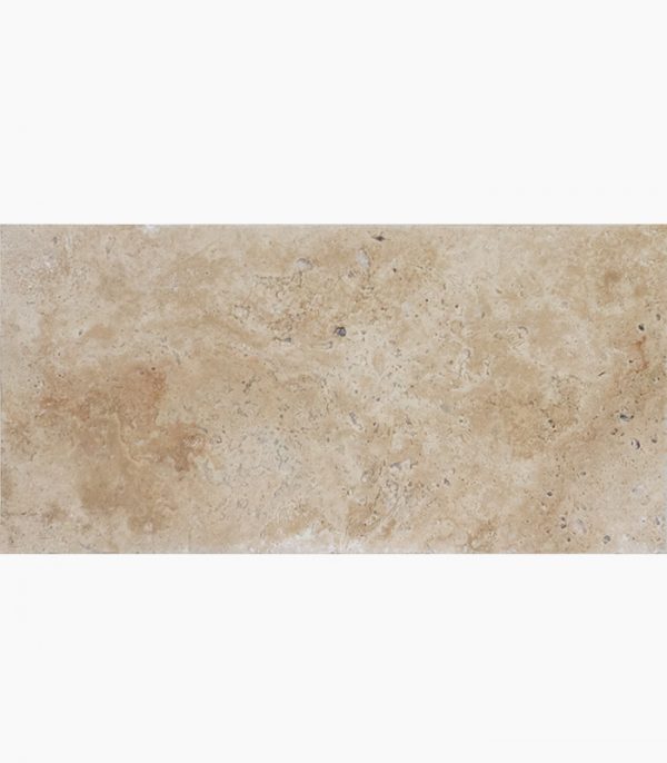6x12 Ivory Premium Tumbled Travertine