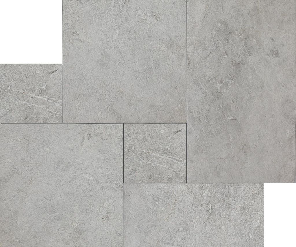 French Pattern Talya Light Leathered Marble Paver