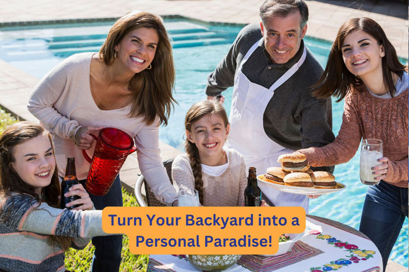 turn your backyard into a personal paradise with backyard tansformation